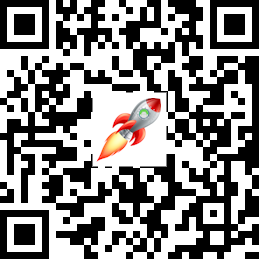 QR Code Custom Android Solutions QR Code With Rocket Logo Free QR Codes Free Marketing